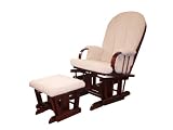 Review AFG international Inc  / Cherry Rocker Glider Rocking Chair w/ Ottoman