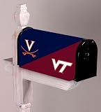 University of Virginia and Virginia Tech - House Divided Magnetic Mailbox Cover