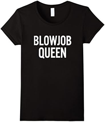 Women's Blowjob Queen T-Shirt Medium Black