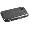 mumbi Tasche HTC 7 Mozart H�lle / Windows Phone 7 Silikon Skin - transparent schwarz / black