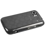 mumbi Tasche HTC 7 Mozart H�lle / Windows Phone 7 Silikon Skin - transparent schwarz / blackvon "mumbi�"