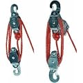 Flaschenzug 220kg mit Seilbremse Schoerken