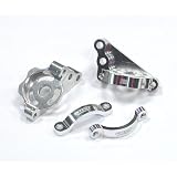 Front / Rear Lower Coil Spring Mount, Silver: CR01