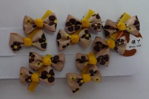 WittyGirl (TM) Cute Hair Clips 5pcs Set For Kids Ivory