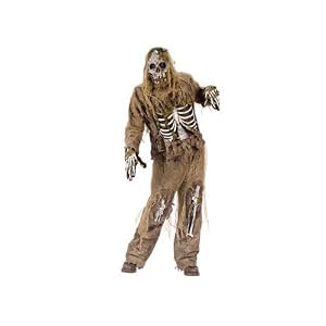 Skeleton Zombie Monster Adult Mens Halloween Costume Skeleton Zombie Monster Adult Mens Halloween Costume
