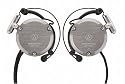 Audio-Technica ATH-EM7 GM Adjustable Aluminum Clip-On Headphones