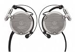 Audio-Technica ATH-EM7 GM Adjustable Aluminum Clip-On Headphones