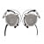 Audio-Technica ATH-EM7 GM Adjustable Aluminum Clip-On Headphones