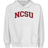 NCAA NC State Wolfpack Youth White Arch Applique Pullover Hoody