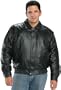 Classic Mens Leather Bomber Jackets - Color : black - Size : XL