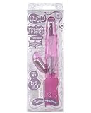 Doc Johnson-Lucid Dream #48 Squirmy Vibrator Purple, Free Lube Sample and Batteries Included