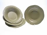 Certified International Cuisineware Green 9-Inch Soup/Cereal Bowl, Set of 4