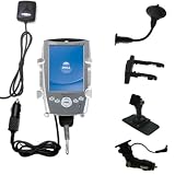 Car / Auto Multi Adapter Mount Holder GPS Navigation Kit for the Dell Axim x5 with built in charger - Gomadic Brand