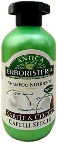 Antica Erboristeria: Karit &amp; Cocco (Shea and Coconut) Nourishing Shampoo * 8.45 Fluid Ounce (250ml) Package * [ Italian Import ] by Antica Erboristeria