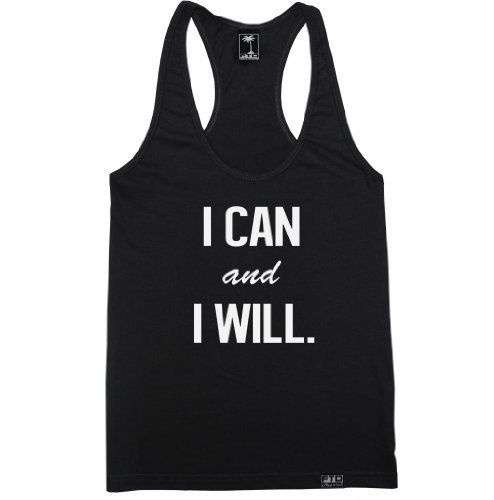 FTD Apparel Women's I Can and I Will Racerback Tank Top