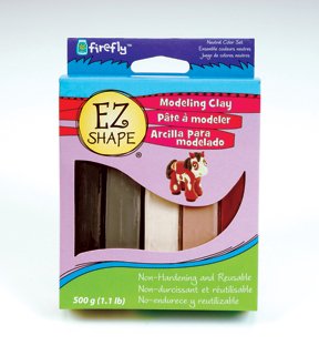 Ez Shape Clay - Neutral Color Set