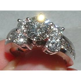 New PLATINUM DIAMOND RING engagement ring