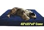 XL 40"X35"X4" Tough Denim Jean Dog Pet Bed zipper Cover