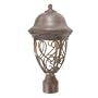 Golden Lighting 10517-P COB Post Exterior Fixture, Corsini Bronze finish
