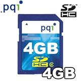 PQI 4GB Secure Digital High Capacity (SDHC) Class 2 Memory Card - Retail Package
