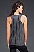 Zobha Women's Marshall Tank Top with Back Trim Detail and Double Neckline