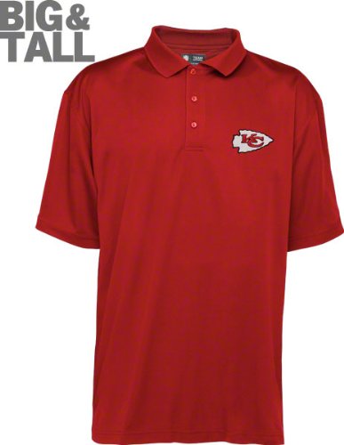 Kansas City Chiefs Big & Tall TD Synthetic Performance Polo