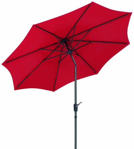 Schneider Sonnenschirm 640-77 HARLEM ca. 270cm, rund, rot Preisvergleich