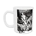 Daniel in the Lions' Den, engraved by Abraham Blooteling (1640-90) (engraving) (b/w photo) by Peter Paul Rubens - Mug - Standard Size
