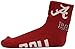 NCAA Alabama Crimson Tide QTR Socks, Red, One Size