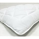 King Waterbed - High Quality - Down Alternative Mattress Pad/ Topper-Fully Reversible (Double Life)-1" w/ Stay Tight Anchor Straps - Exclusively by Blowout Bedding RN# 142035