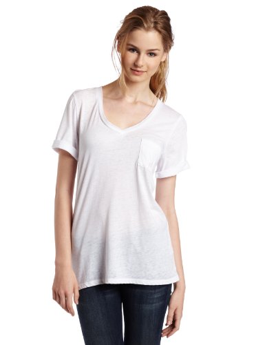 Volcom Juniors Moclov Pocket V-Neck Tee