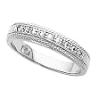 14K White Gold Diamond Anniversary Band - 0.14 Ct.