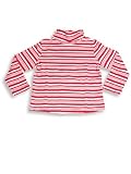Private Label - Toddler Girls Long Sleeved Turtleneck Top, Red, Pink