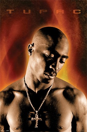 TUPAC SHAKUR POSTER OF 2PAC MAKAVELI NO SHIRT NEW 9066