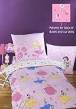 Disney Princess Single Bed Duvet Cover set - Princess Swirling