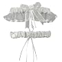 Beverly Clark Wedding Infinity Collection Garter Set, White
