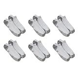 Hanes  Low-Cut Sock 6-pk. - White (6-12)
