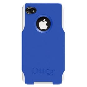 OtterBox Commuter Hybrid Case for AT&amp;T and Verizon iPhone 4 (Zircon Blue/White) (Doesn't support iPhone 4S): Cell Phones &amp; Accessories