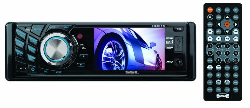 Best Price SSL SD315 In-Dash DIN Multi-Media Receiver with 3.2