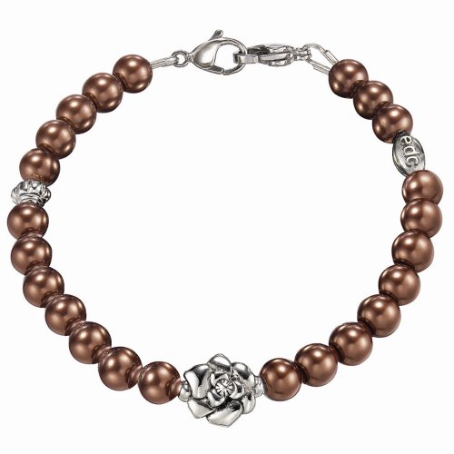 edc by Esprit Damen-Armband Innocent Pearl Pearly Bronze EEBR10151A180 Preisvergleich