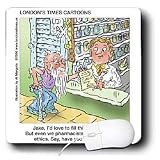 Londons Times Funny Medicine Cartoons - Erectile Dysfunction and the Pharmacist - Mouse Pads