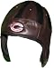Mens Chicago Bears Brown Faux Leather Helmet Cap - One Size