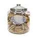 Kitchen & Housewares : Glass Cookie Jar with Stainless Steel Top by RPI