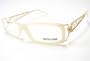 ROBERTO CAVALLI Turchese 418 Eyeglasses U39 Pearl White Optical Frame