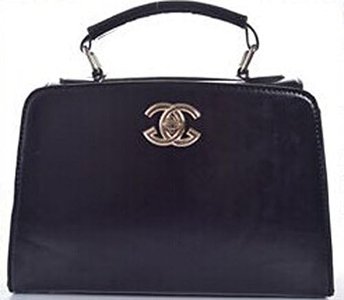 Fashion PU leather clutch cross-body shoulder handbag 0332545 (black)