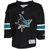 NHL Reebok San Jose Sharks Toddler Replica Jersey - Black