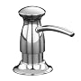 KOHLER K-1893-C-VS Soap or Lotion Dispenser with Transitional Design (Clam Shell Packed), Vibrant Stainless