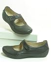 Clarks Leder Ballerina schwarz Slipper