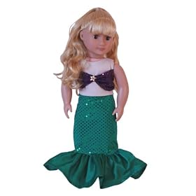 Little Mermaid Doll Dress by Little Adventures