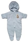 Blue Knit Winter Coverall